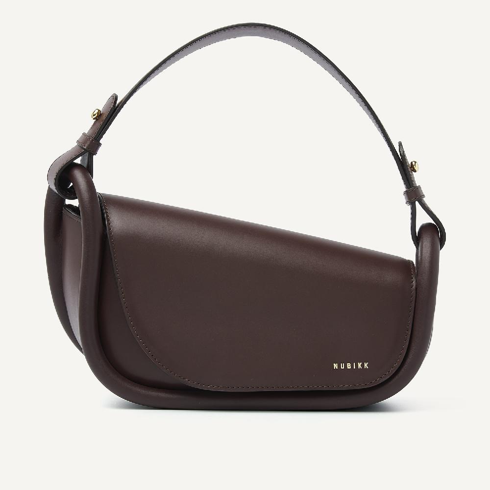 nubikk Bobby Bag Donkerbruine Tas voor Dames