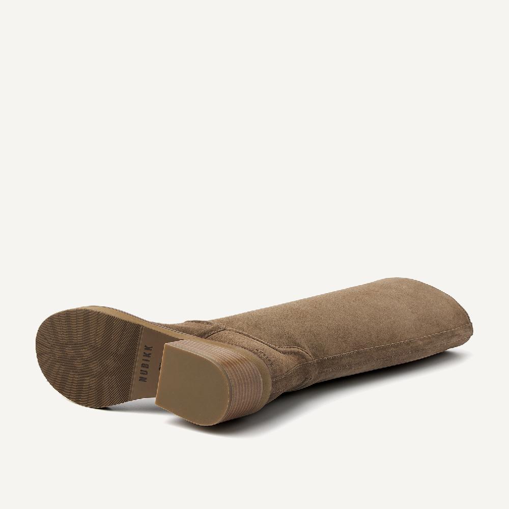 Nubikk Cassy Boot Bruin Suède Boots Voor Dames