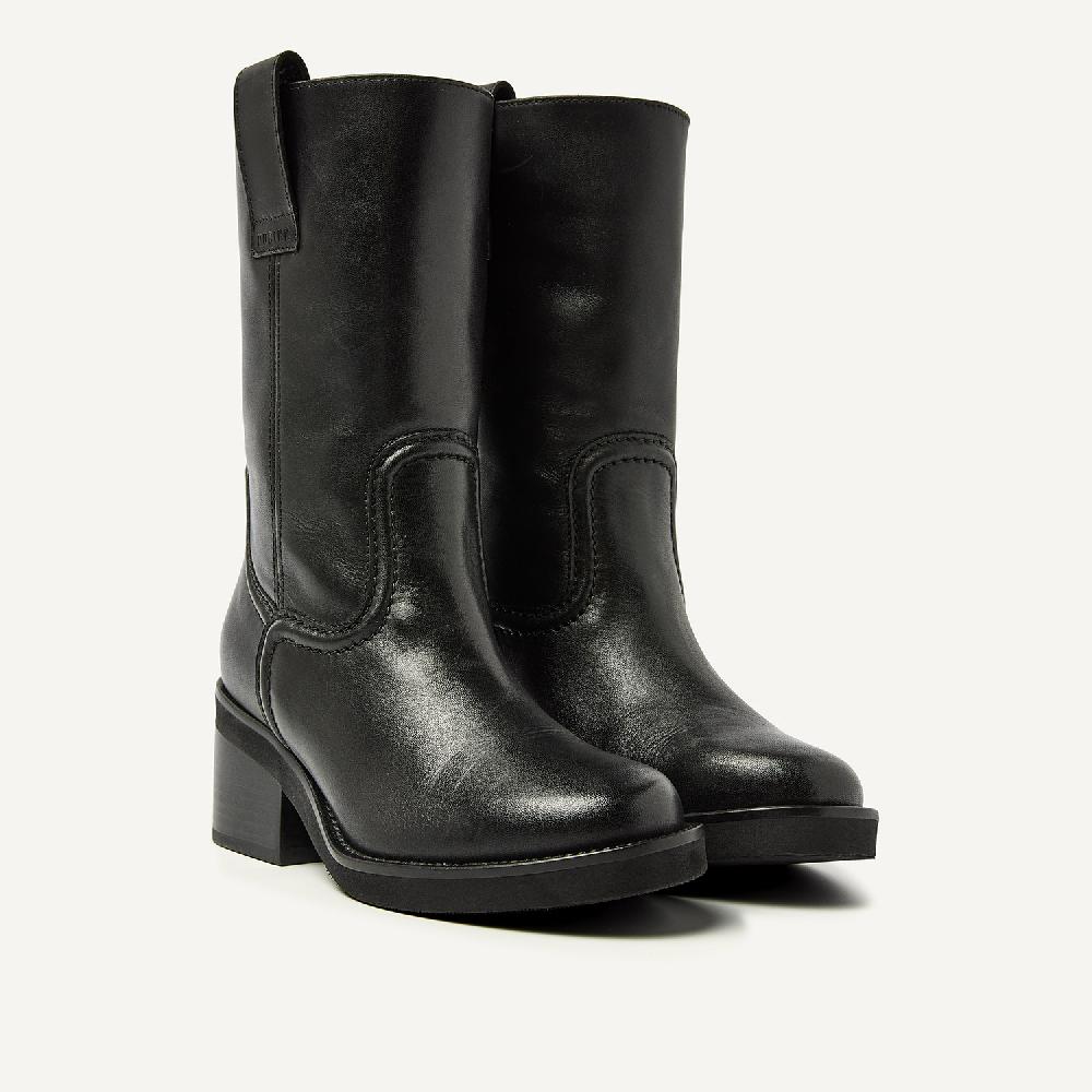 Nubikk Cassy Slouch Zwarte Boots Voor Dames