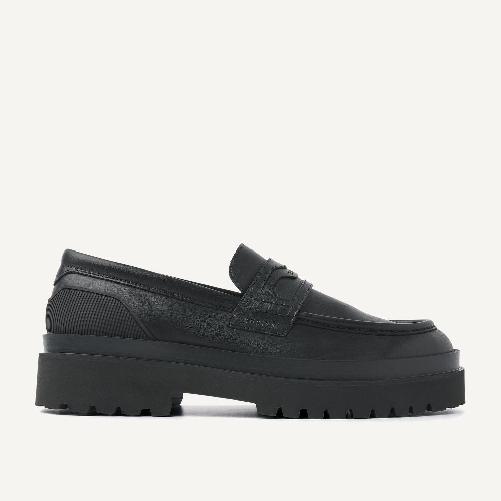 nubikk Ethan Gatsby Zwarte Loafers voor Heren
