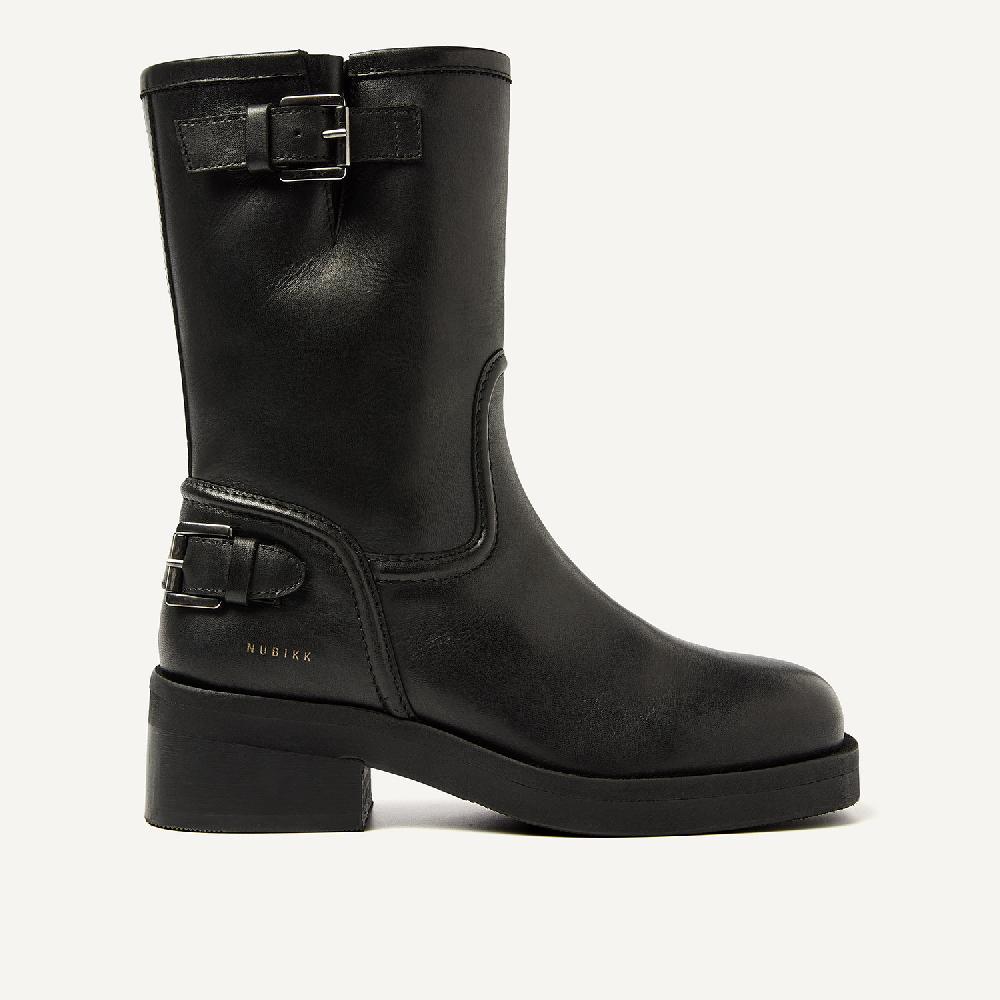 nubikk Eve Leva Zwarte Boots voor Dames