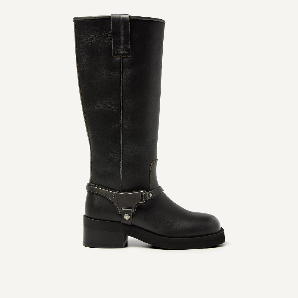 nubikk Eve Lynn Zwarte Biker Boots voor Dames