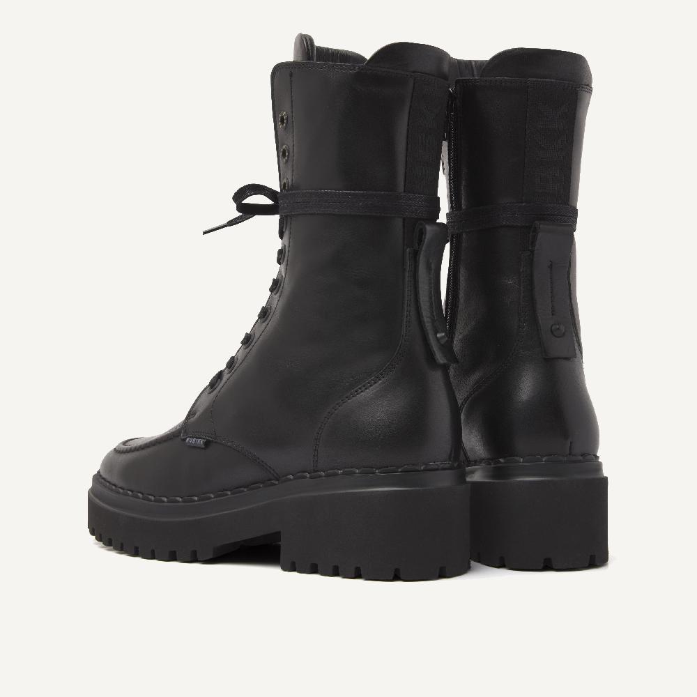 Nubikk Fae Aubine Zwarte Biker Boots Voor Dames