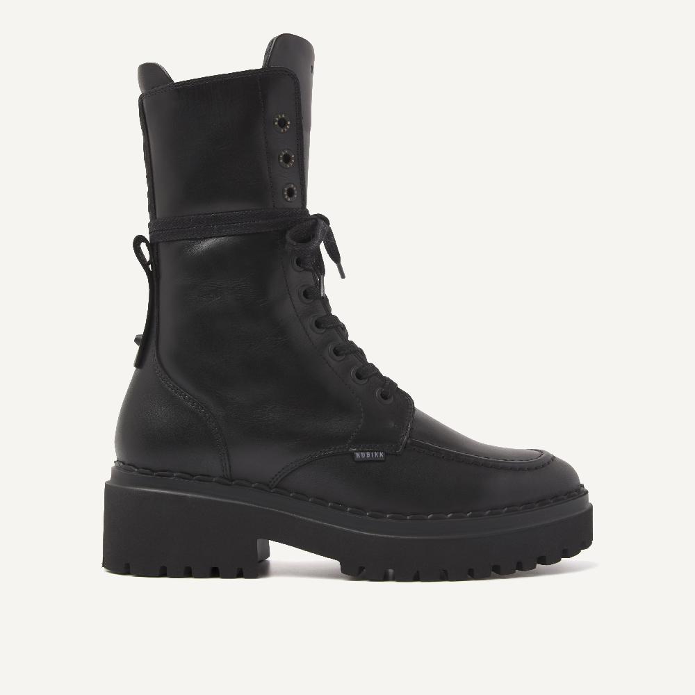 nubikk Fae Aubine Zwarte Biker Boots voor Dames