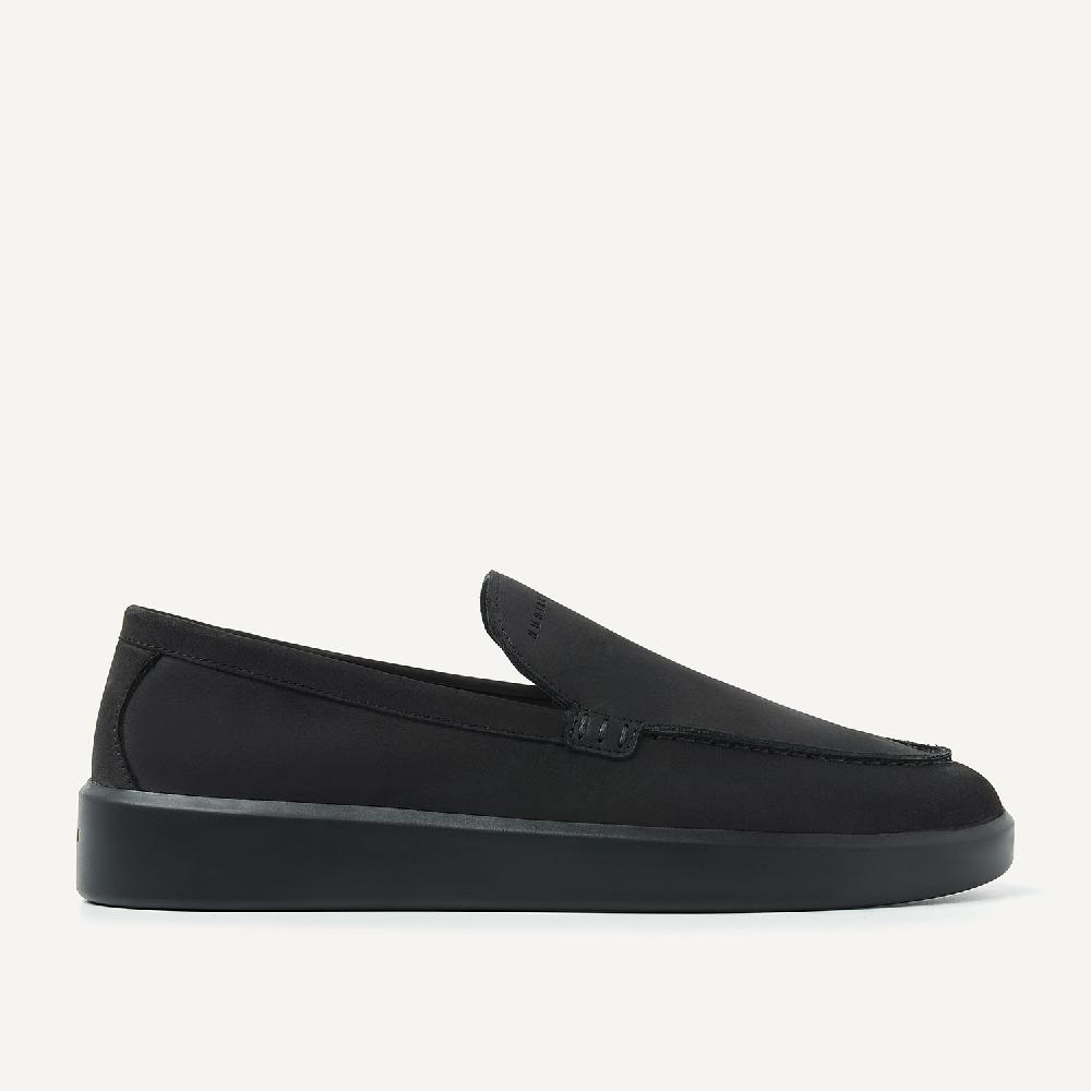 nubikk Joro Mio Zwarte Raven Loafers voor Heren