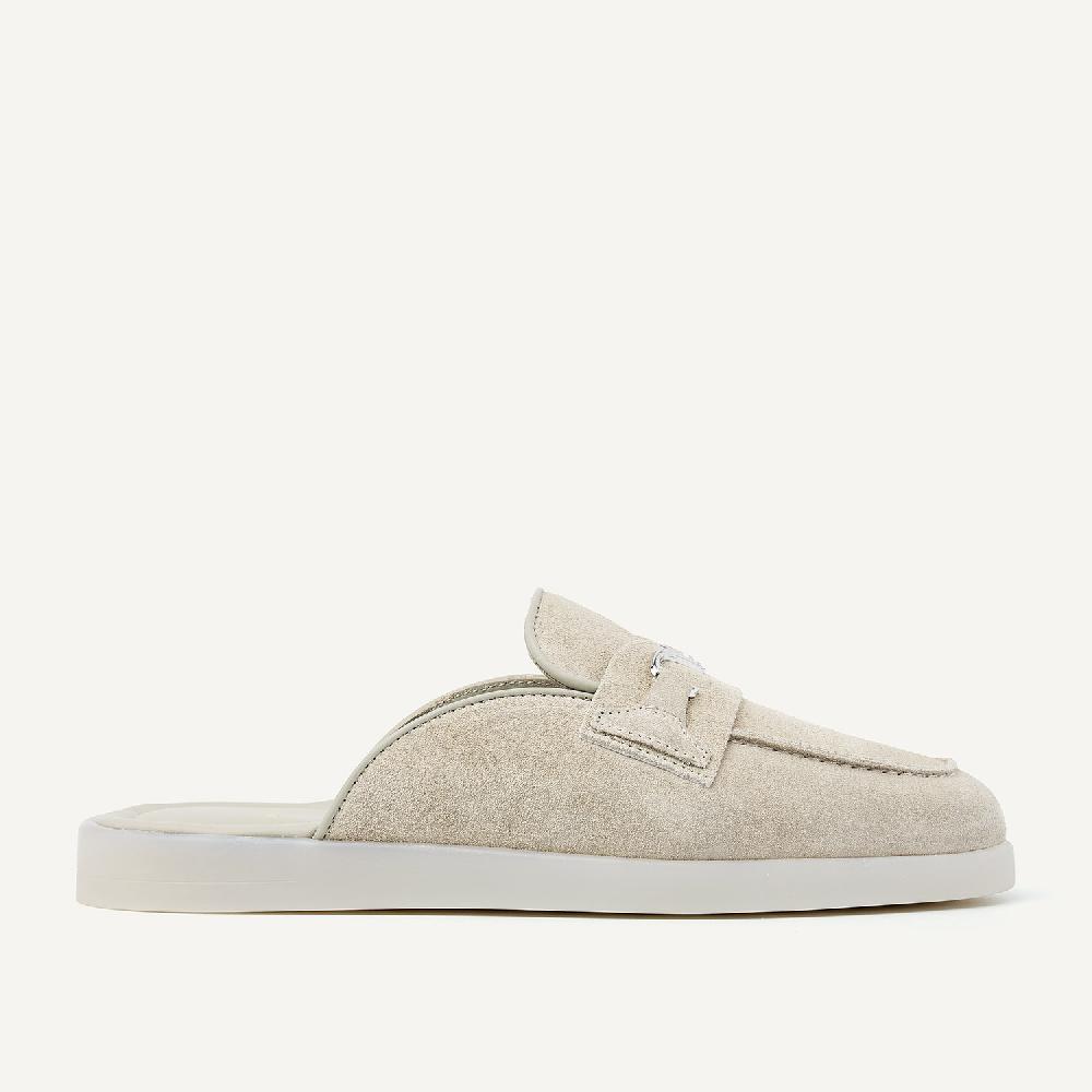 nubikk Joro Mule Beige Loafers voor Dames