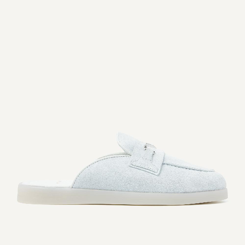 nubikk Joro Mule Blauwe Loafers voor Dames