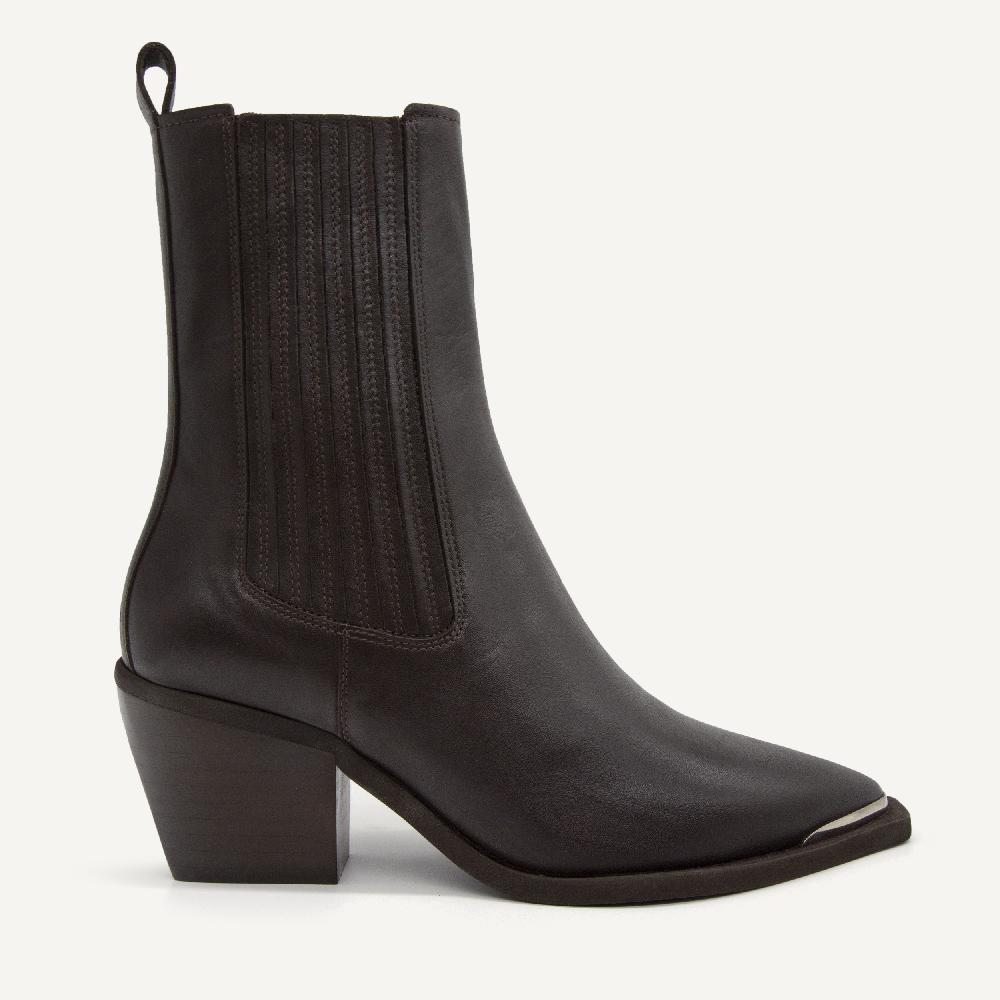 nubikk Liv Loua Metal Zwarte Boots voor Dames