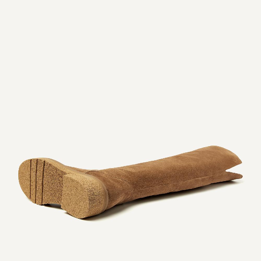 Nubikk Liz Eiffel Bruine Hoge Laarzen Voor Dames