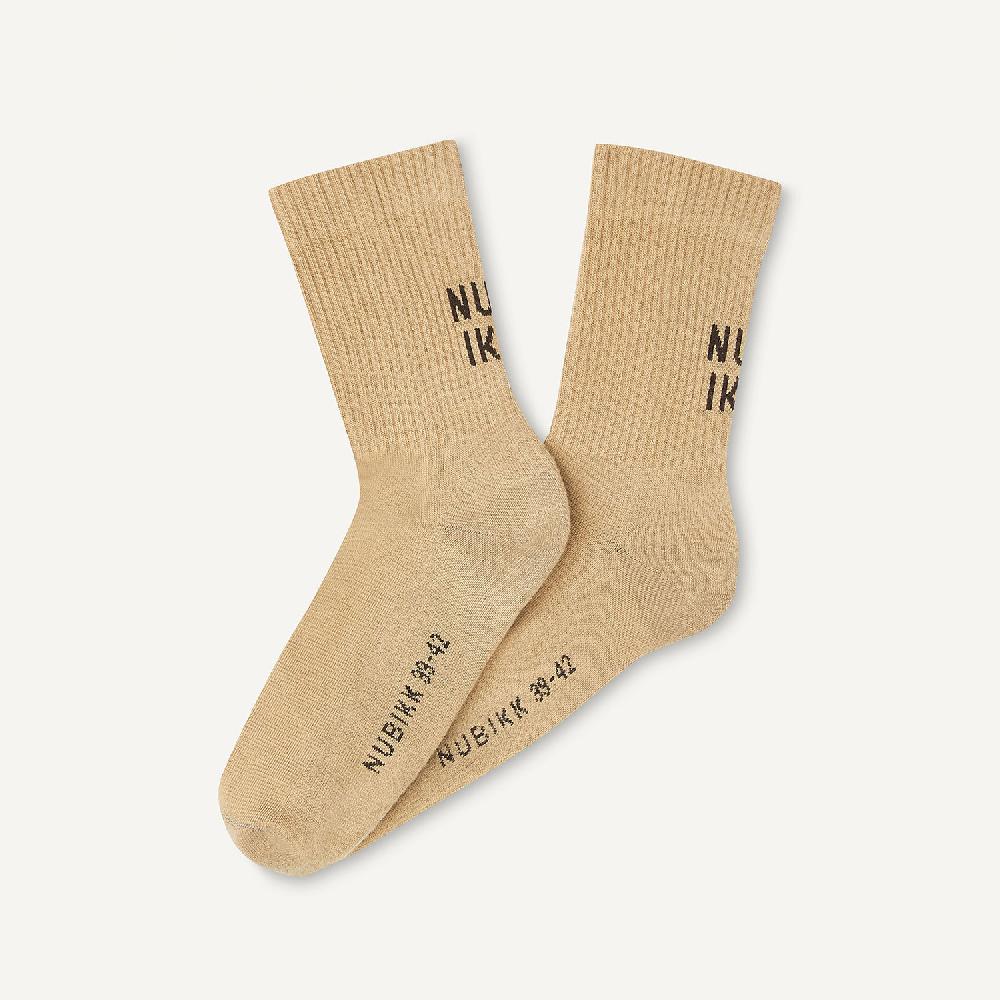 nubikk Nova Socks Caramel kleurige Sokken
