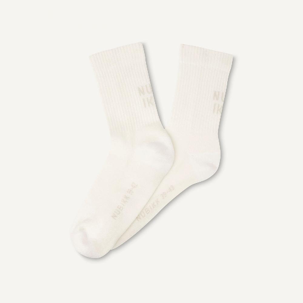 nubikk Nova Socks Off white sokken