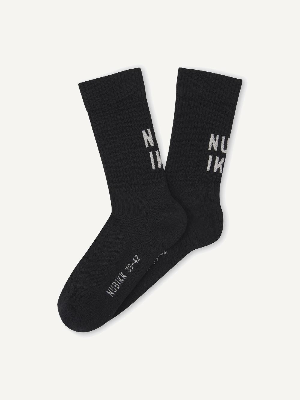 nubikk Nova Zwarte Sokken voor Heren