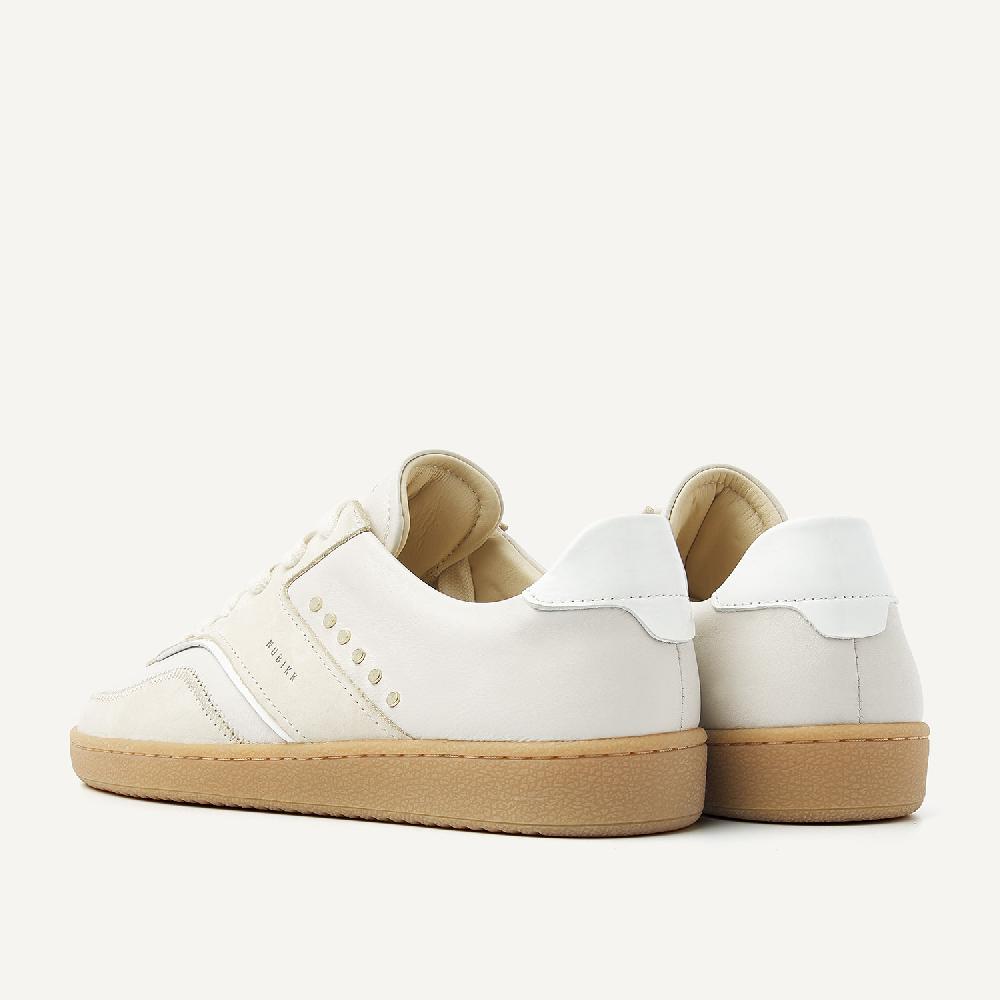 Nubikk Ray Owen Studs Beige Sneakers Voor Dames