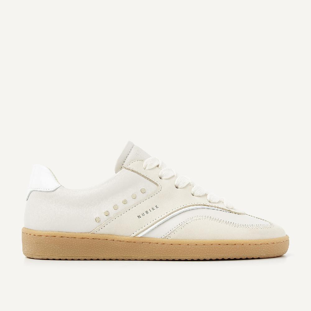 nubikk Ray Owen Studs Beige Sneakers voor Dames