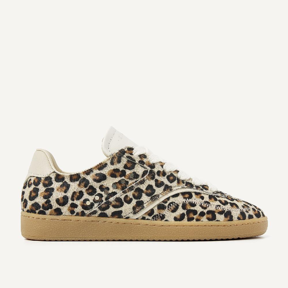 nubikk Ray Owen Studs Luipaard Sneakers voor Dames