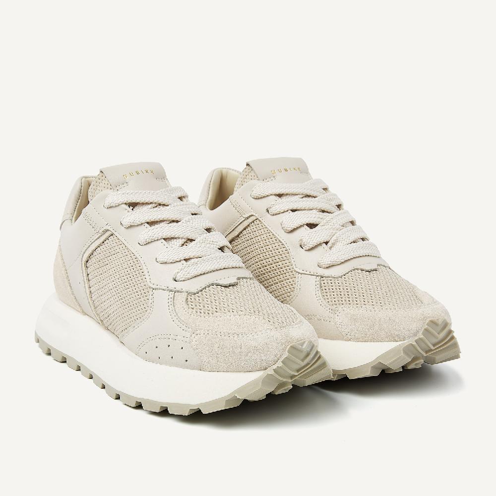 Nubikk Rose Nomad Beige Sneaker Voor Dames