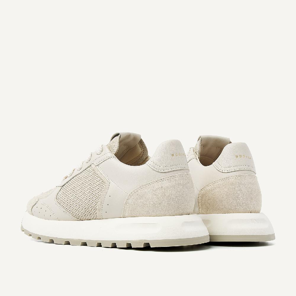 Nubikk Rose Nomad Beige Sneaker Voor Dames