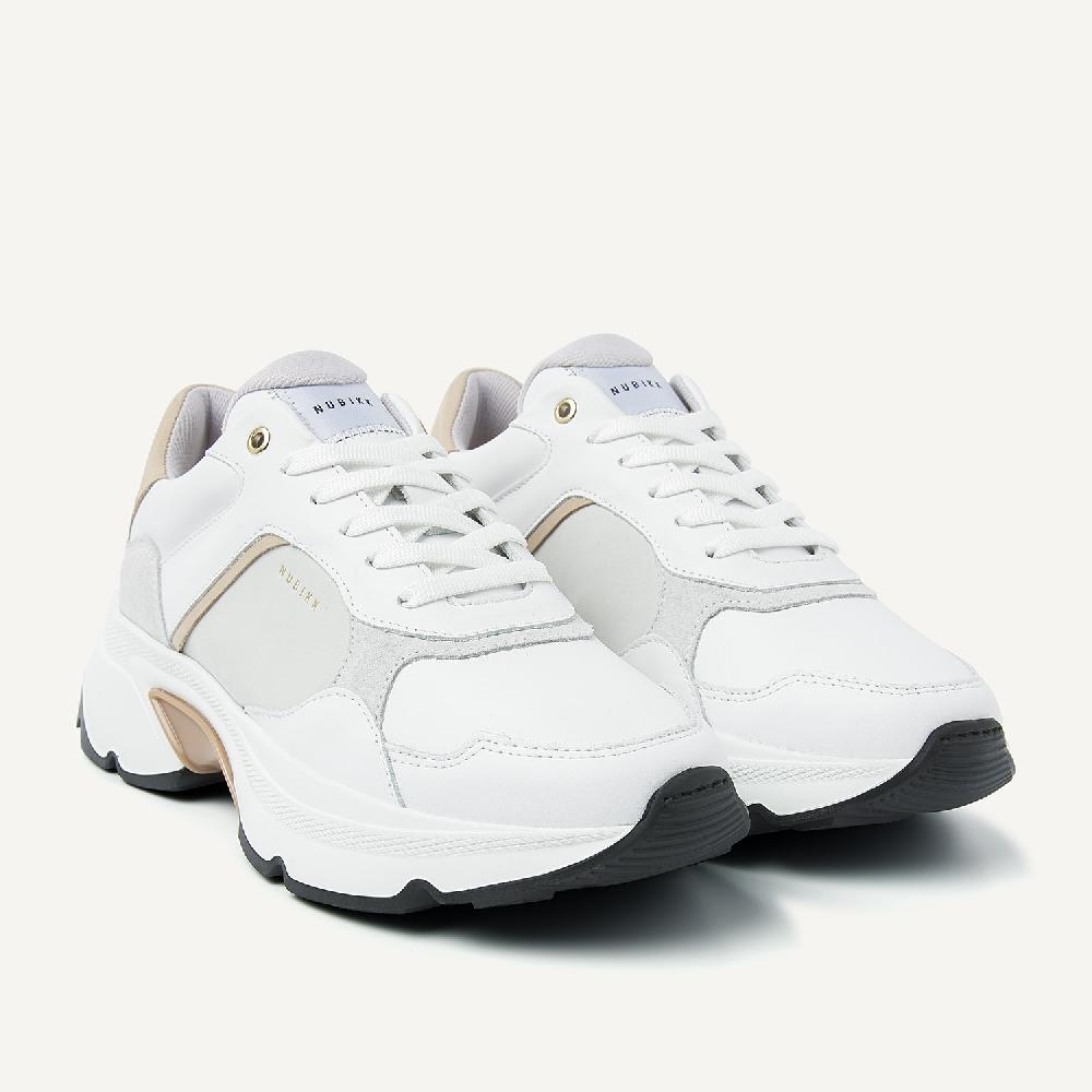 Nubikk Ross Jaden Witte Sneakers Voor Dames