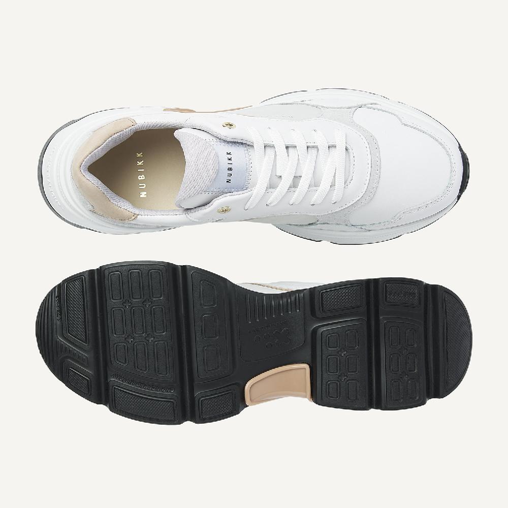 Nubikk Ross Jaden Witte Sneakers Voor Dames