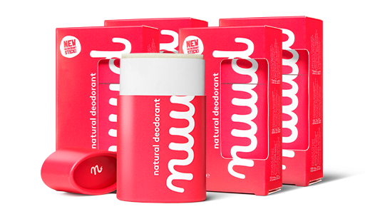 nuud care De Stick Four Pack