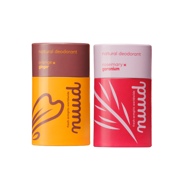 nuud care Rozemarijn x Geranium & Sinaasappel x Gember