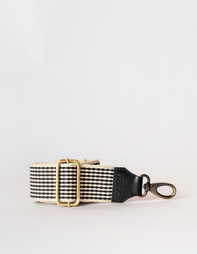 O My Bag Bum Bag Checkered Webbing Strap