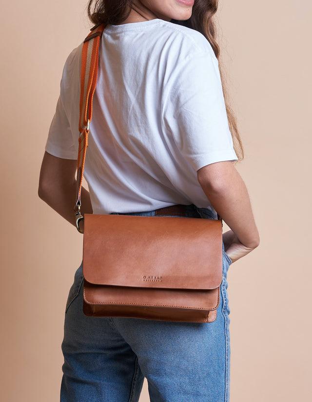 O My Bag Gestreept Webbing Strap