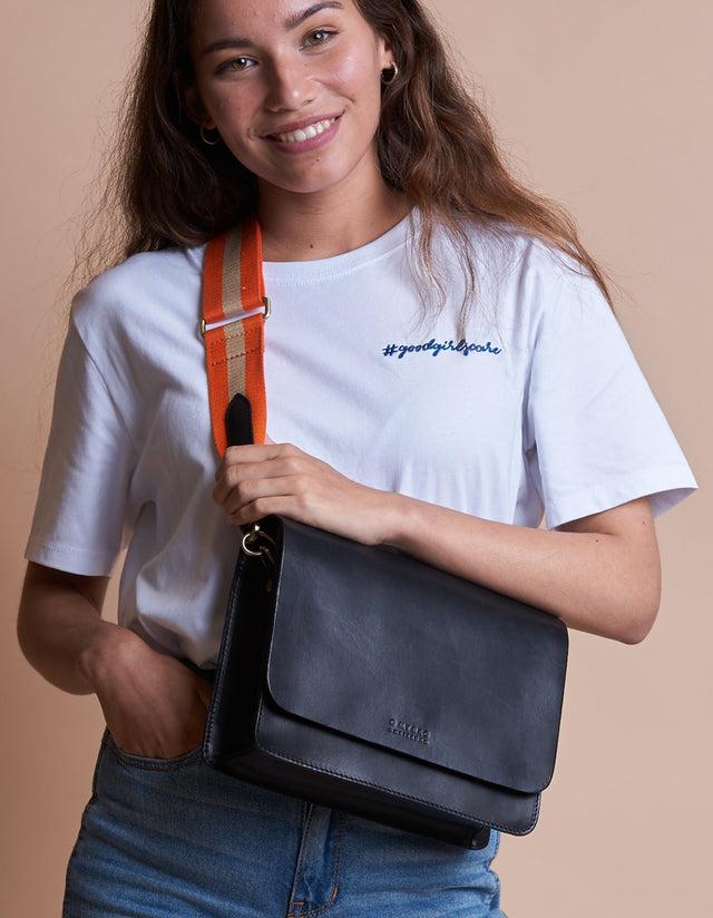 O My Bag Gestreept Webbing Strap