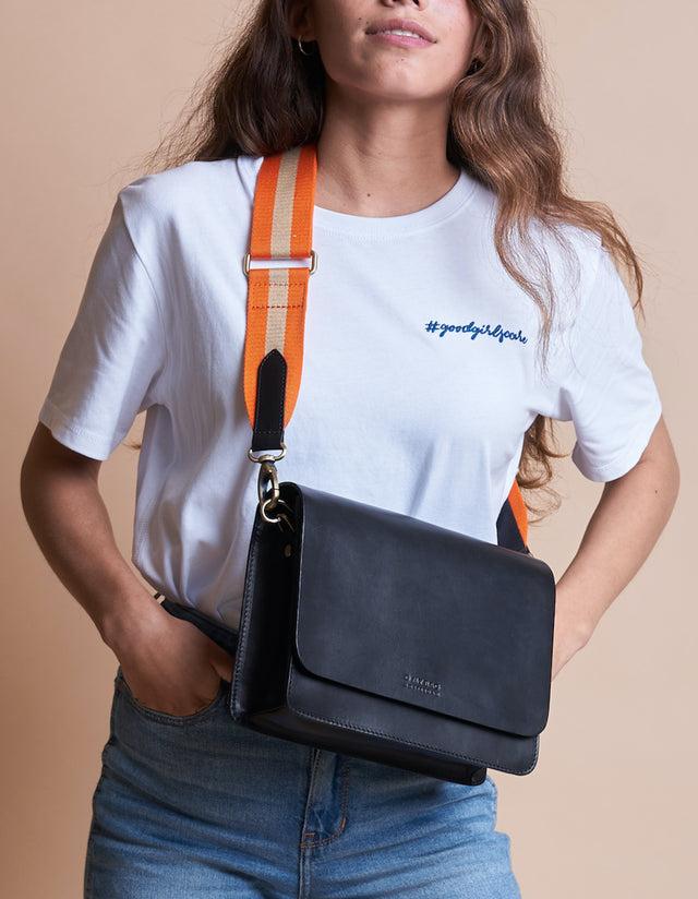 O My Bag Gestreept Webbing Strap