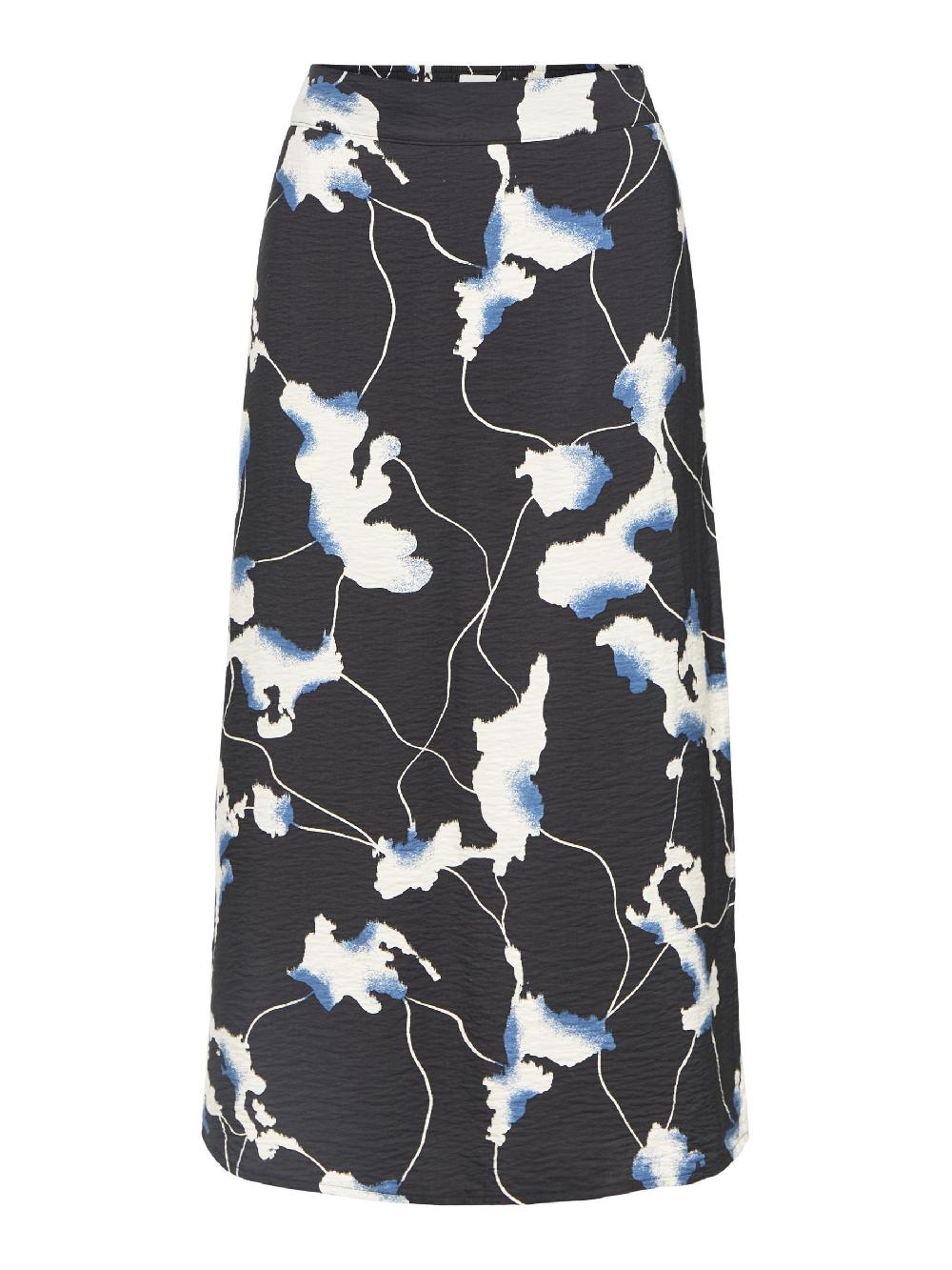 object petite BEDRUKT MIDDELLANGE ROK