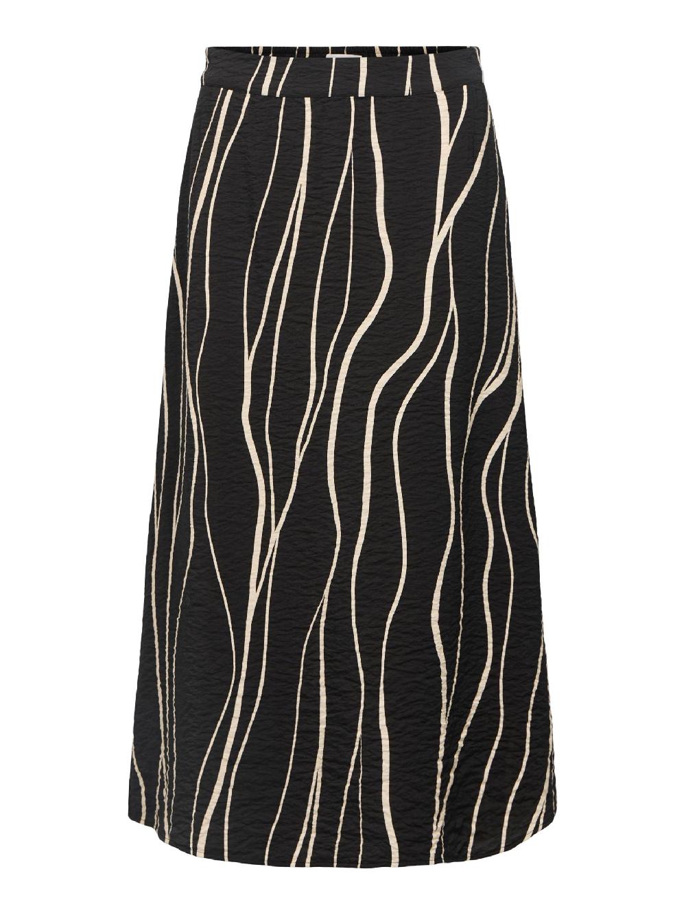 object petite BEDRUKT MIDDELLANGE ROK