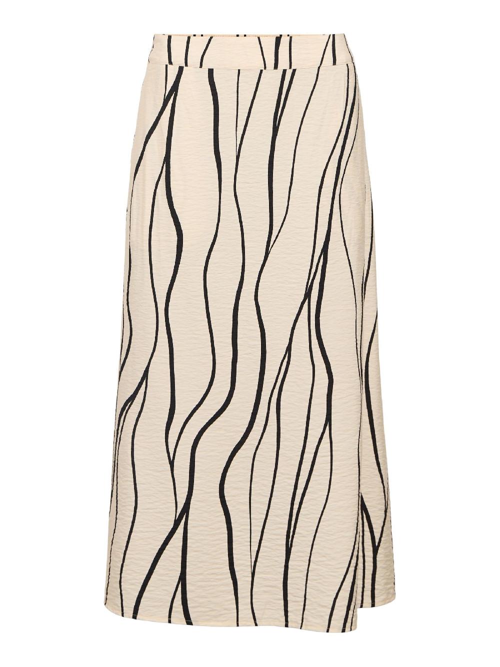 object petite BEDRUKT MIDDELLANGE ROK