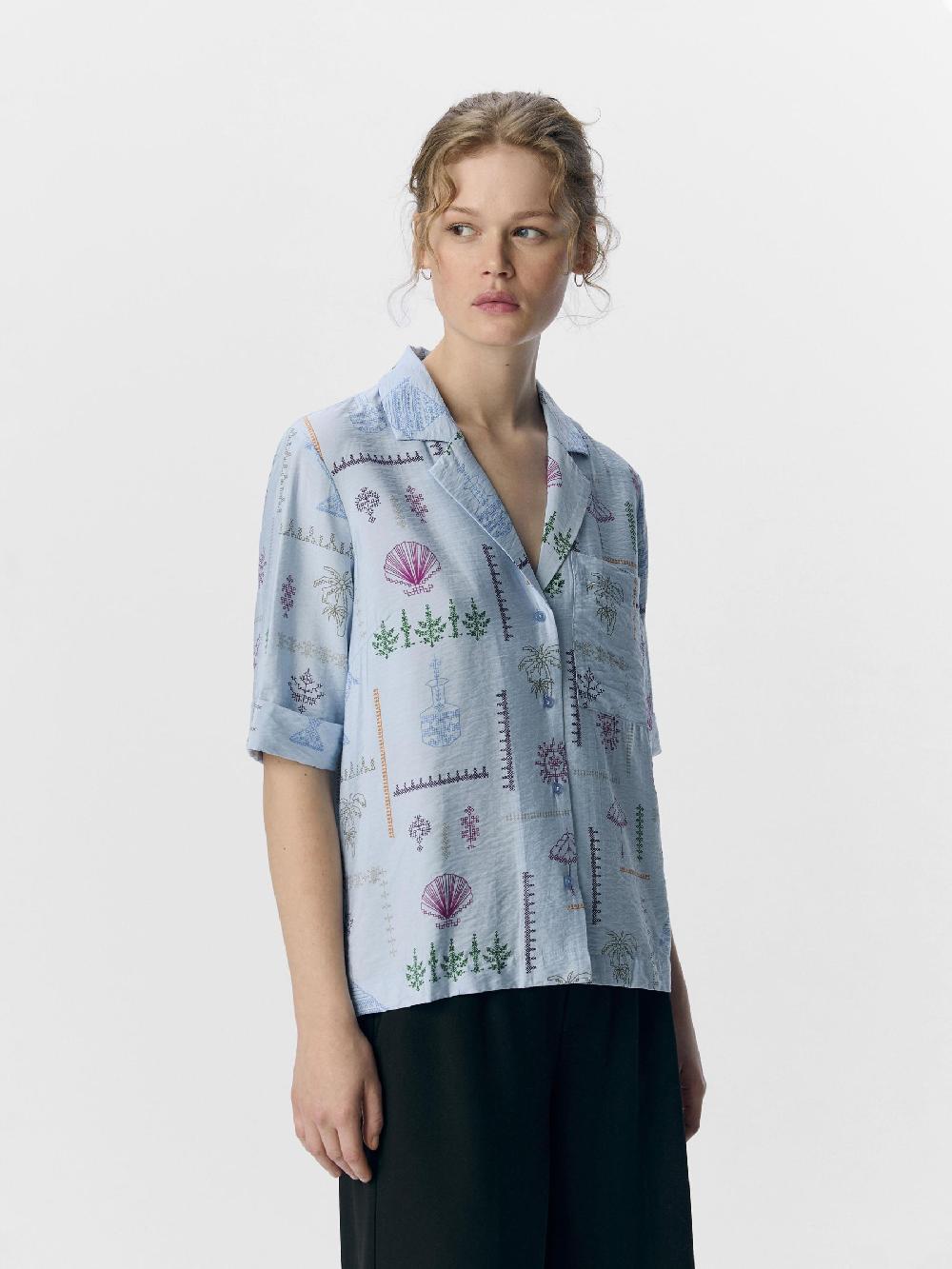 Object Petite BEDRUKT OVERHEMD