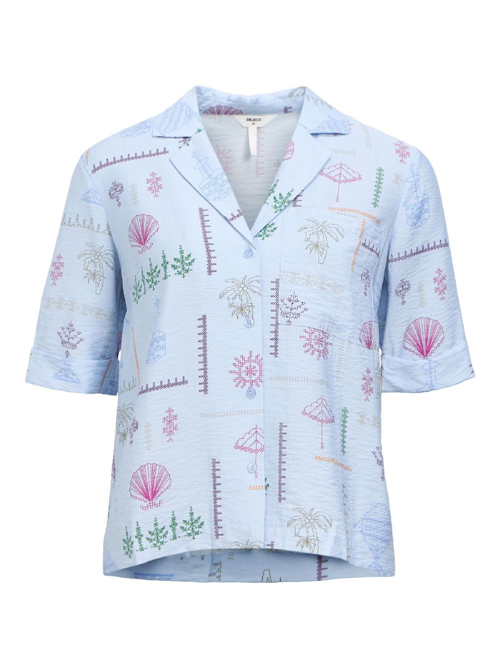 object petite BEDRUKT OVERHEMD