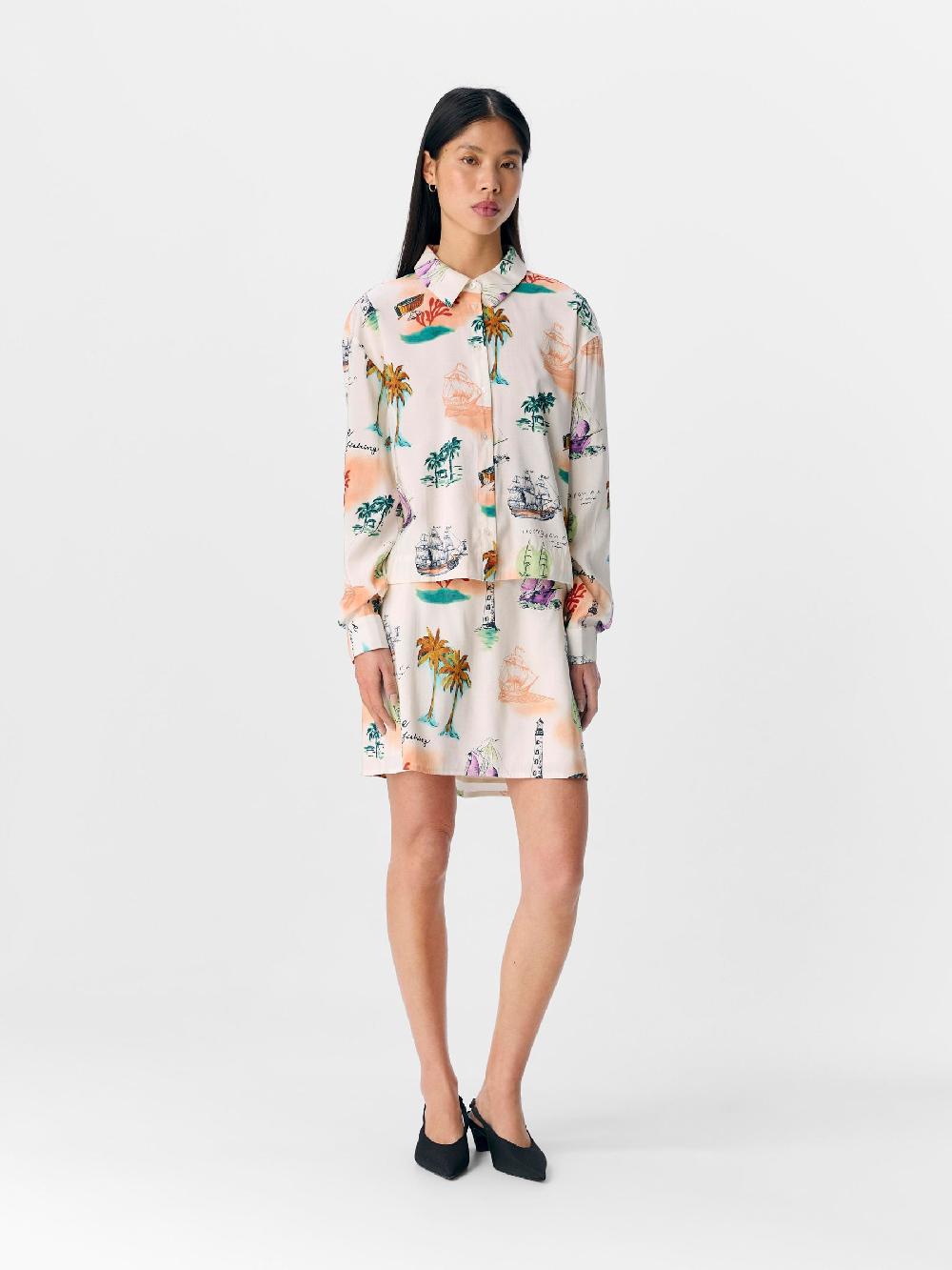 Object Petite BEDRUKT OVERHEMD