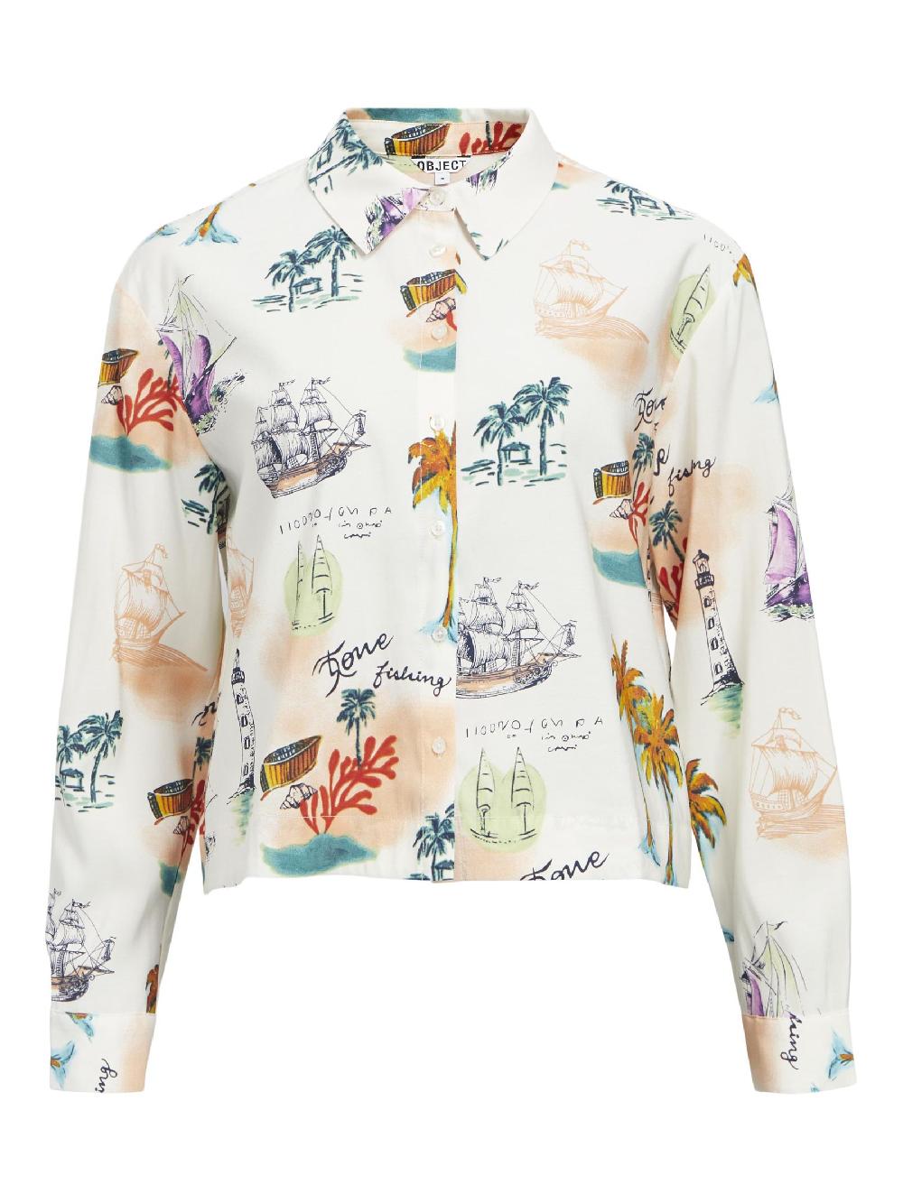 object petite BEDRUKT OVERHEMD