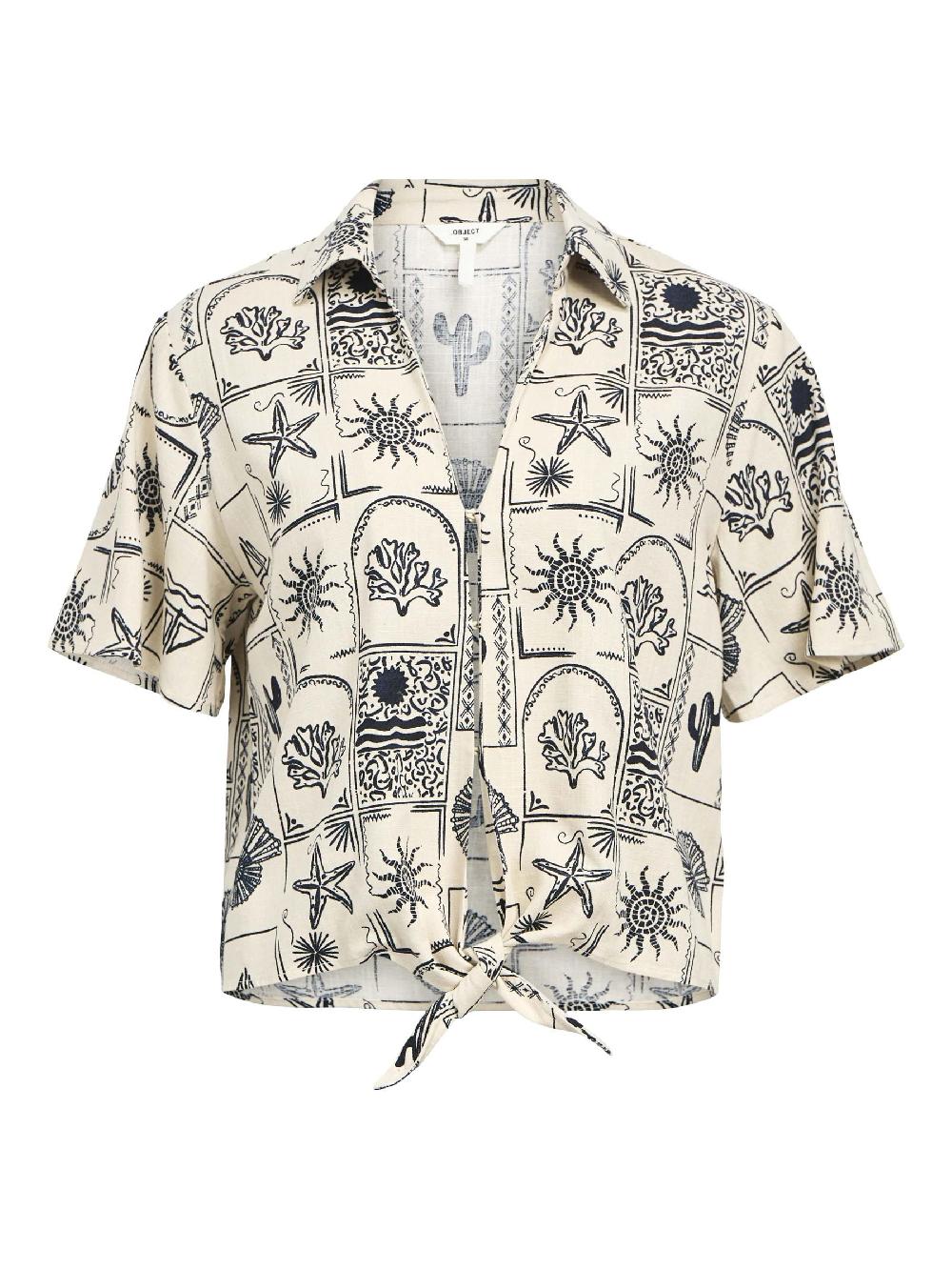 object petite BEDRUKT OVERHEMD