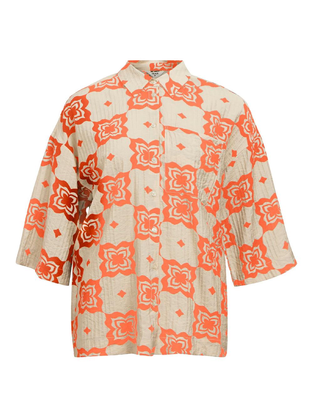 object petite BEDRUKT OVERHEMD