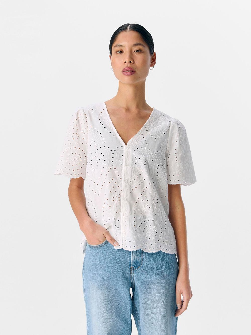 Object Petite BRODERIE ANGLAISE OVERHEMD