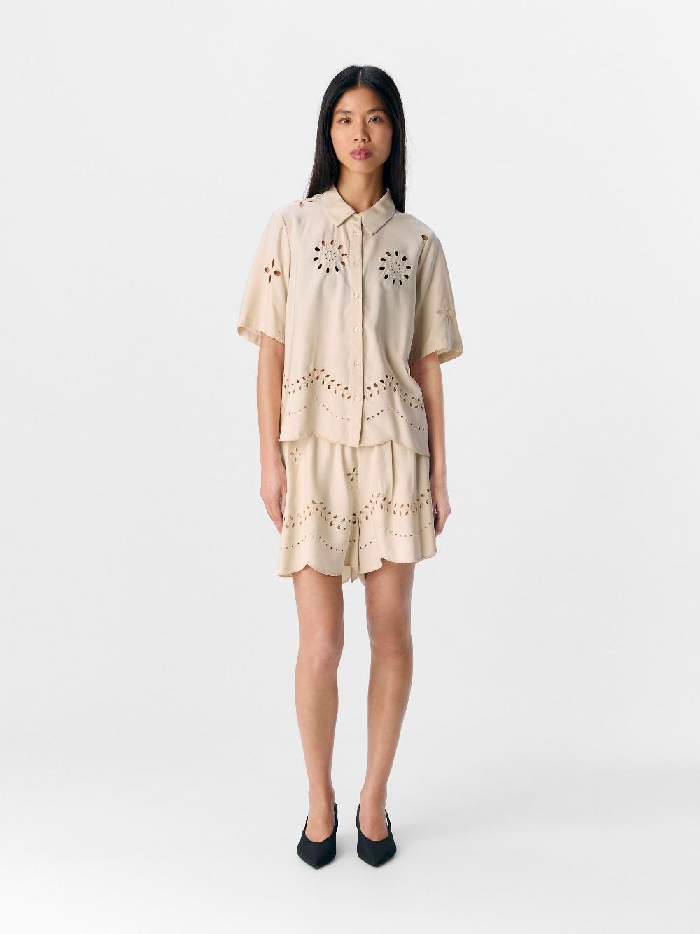 Object Petite BRODERIE ANGLAISE OVERHEMD