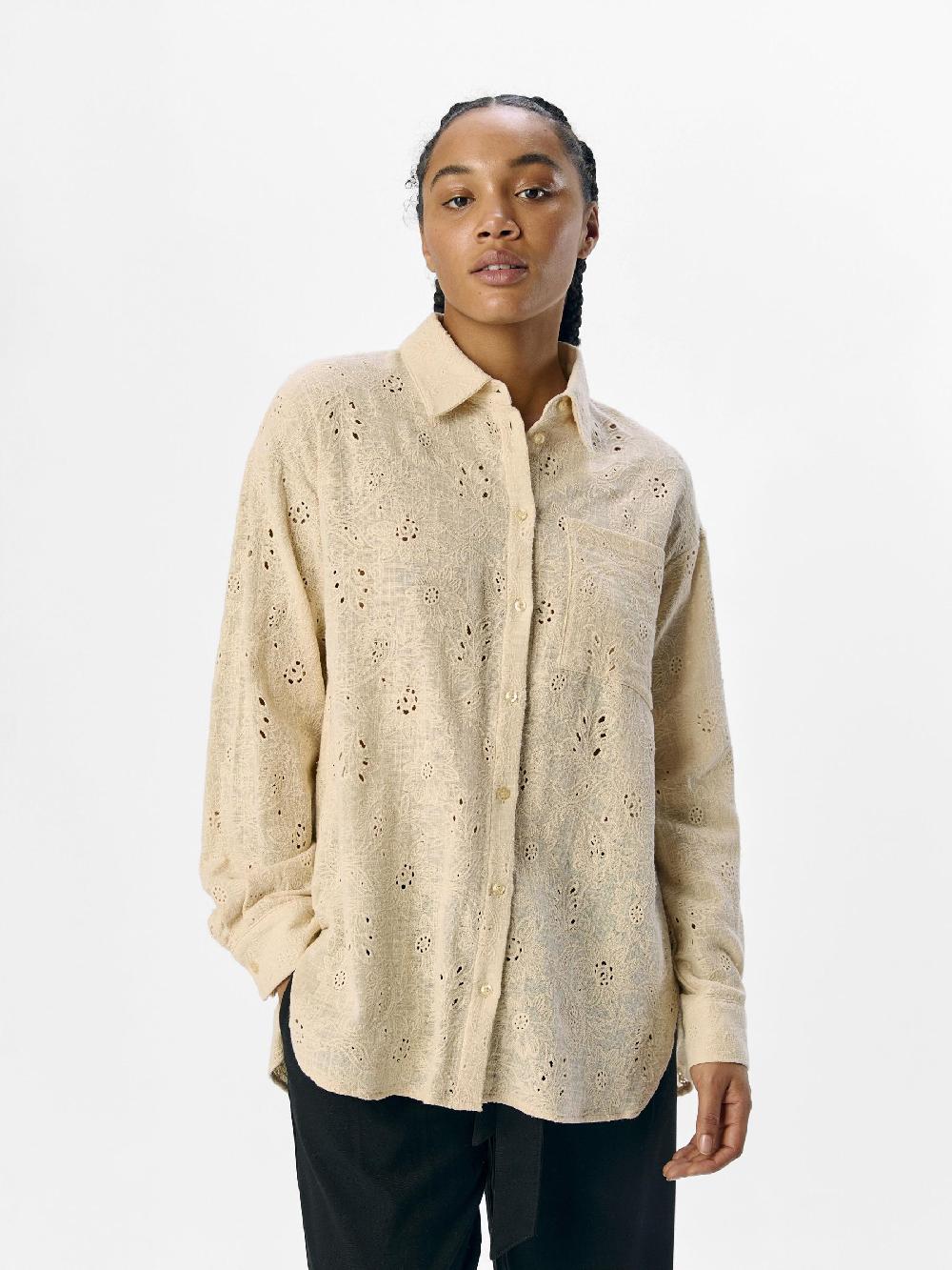 Object Petite BRODERIE ANGLAISE OVERHEMD