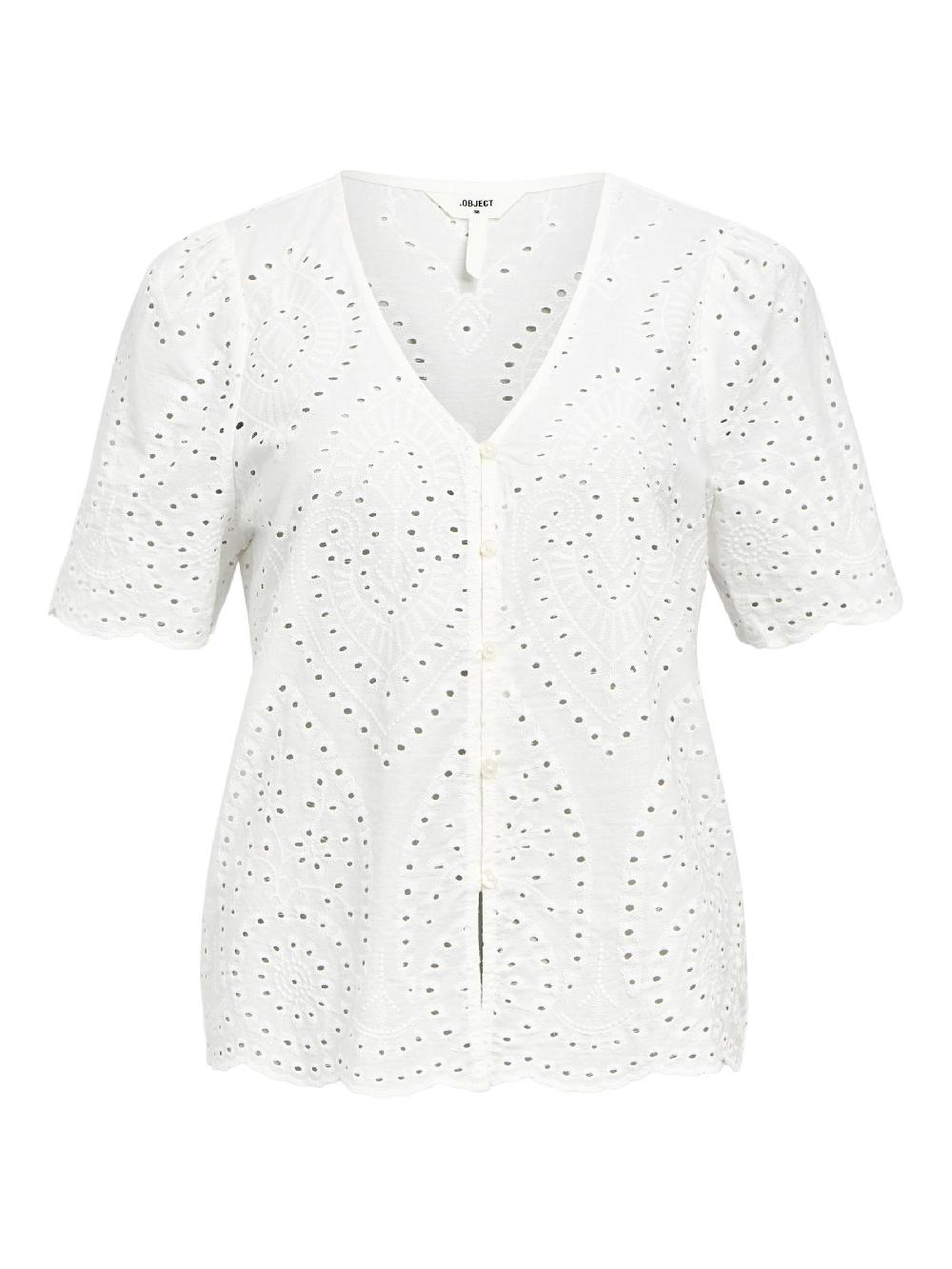 object petite BRODERIE ANGLAISE OVERHEMD