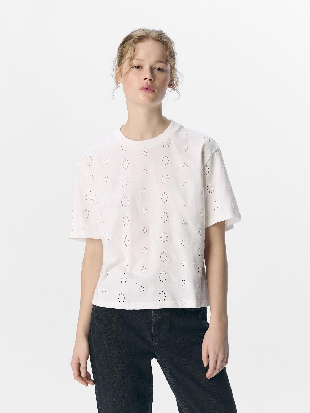Object Petite BRODERIE ANGLAISE T-SHIRT