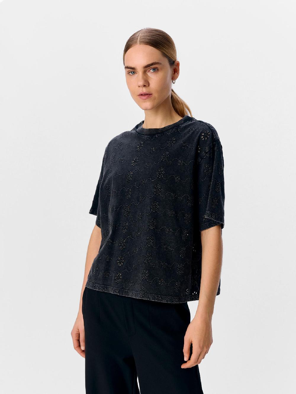 Object Petite BRODERIE ANGLAISE T-SHIRT