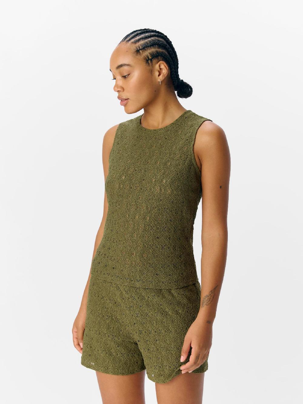 Object Petite BRODERIE TANKTOP