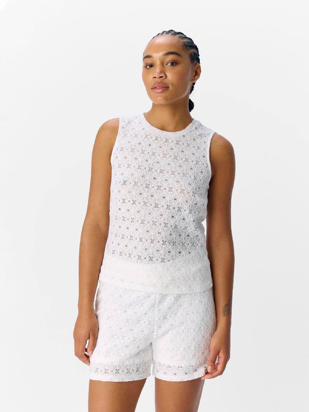 Object Petite BRODERIE TANKTOP