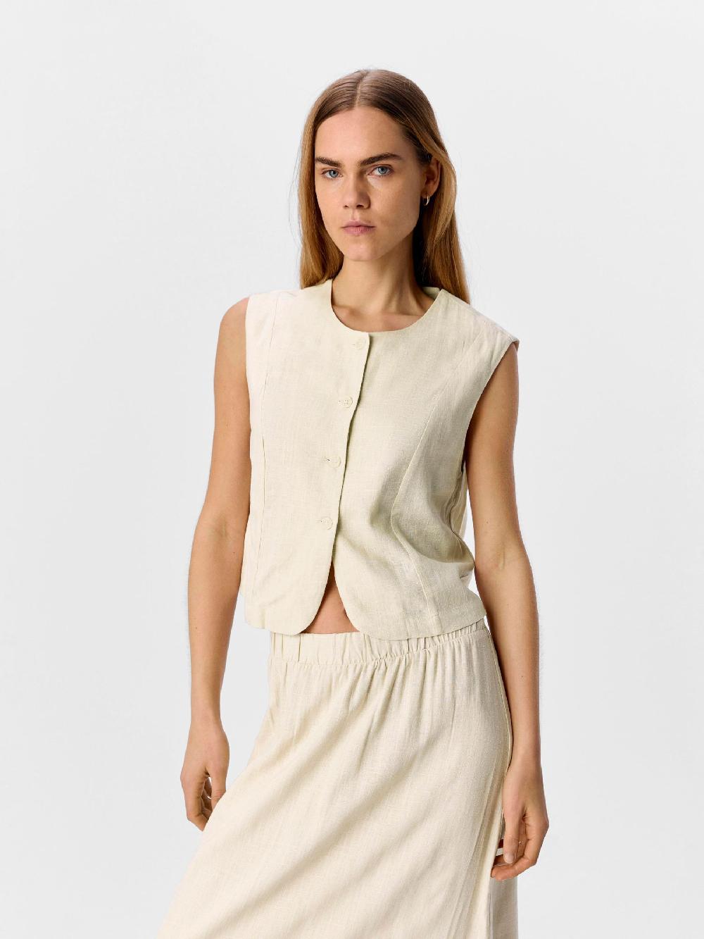 Object Petite CROPPED FIT GILET