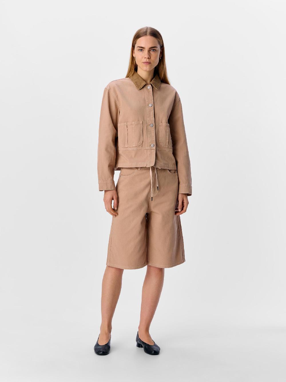 Object Petite DENIM BERMUDA SHORT