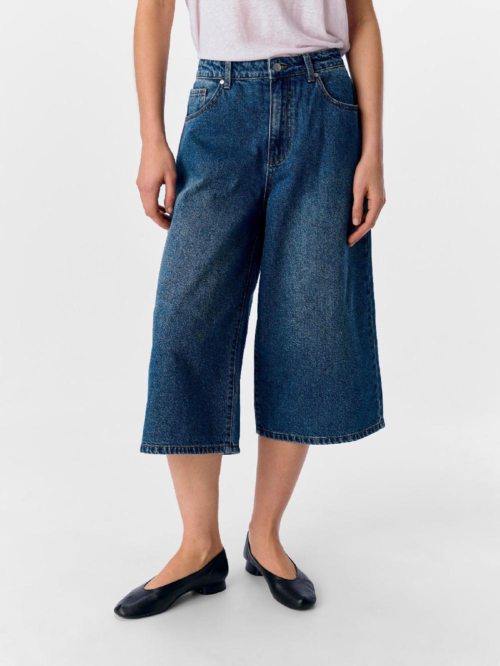 Object Petite DENIM BERMUDA SHORT