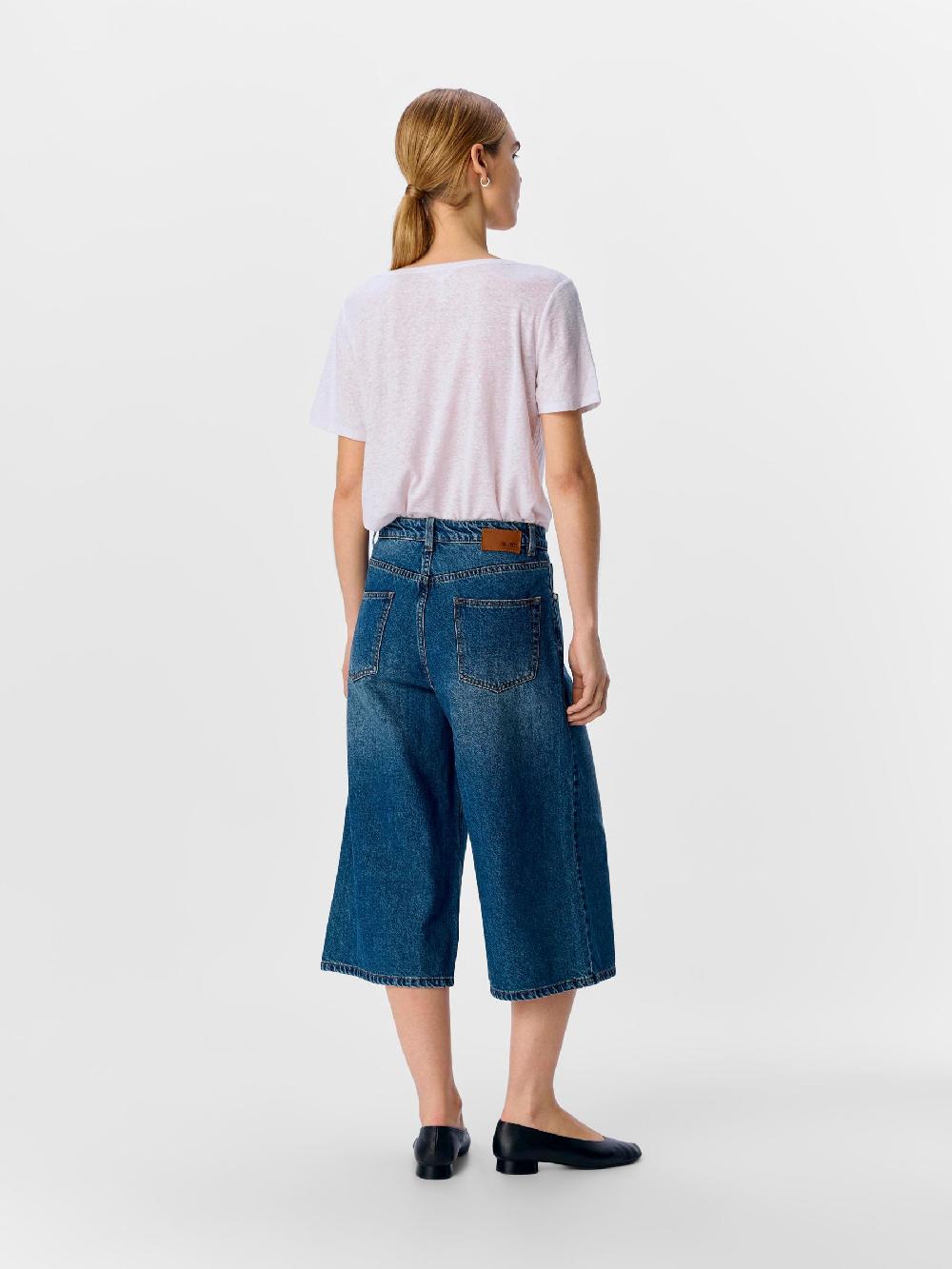 Object Petite DENIM BERMUDA SHORT